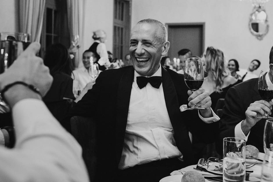 man at wedding wearing tux